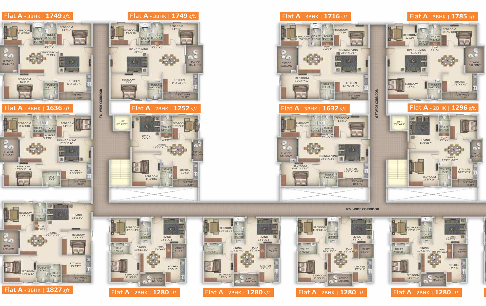 3bhk flats for sale in manikonda